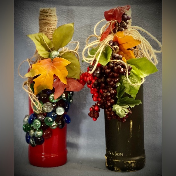 Decorated Wine Bottles - Picture 2 of 6